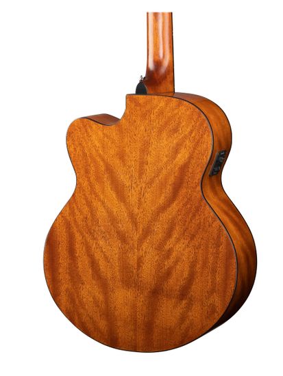 Электроакустическая бас-гитара Cort AB850F-NAT-BAG Acoustic Bass Series