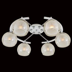 Citilux Буги CL157161 Люстра потолочная Белая Хром