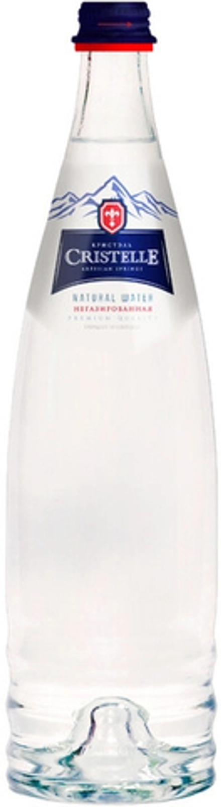 Вода природная минеральная Кристэль Негазированная / Сristelle Still 0.75 - стекло