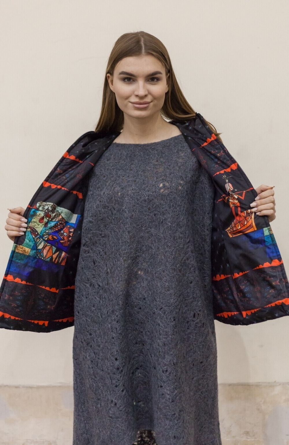 Двусторонний жилет "Синдбад", по мотивам живописи художника авангардиста Пауль Клее