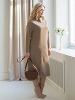 Платье 1290 песочный Novita (Акция)