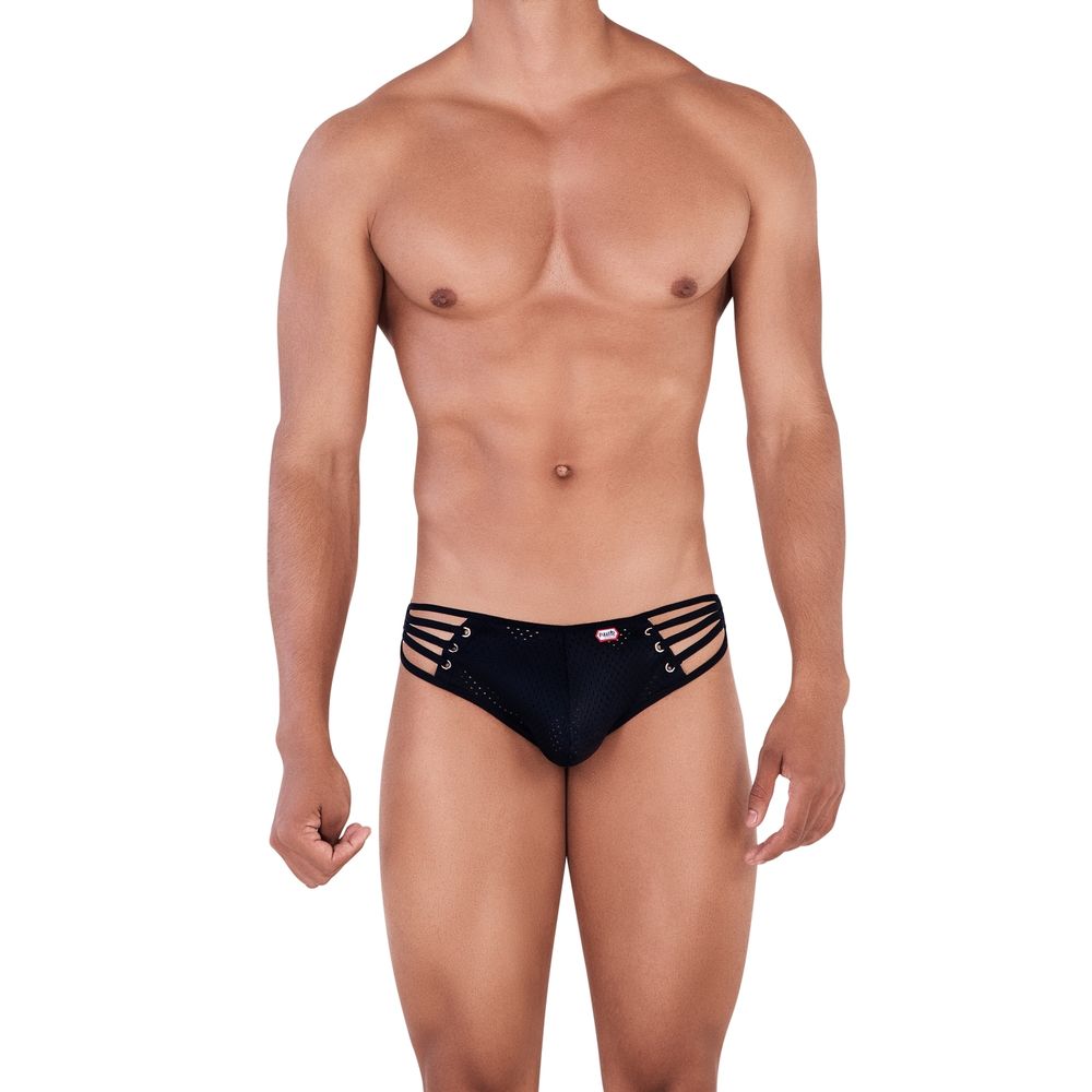 Мужские трусы джоки черные Pikante TZU JOCKSTRAP 033711