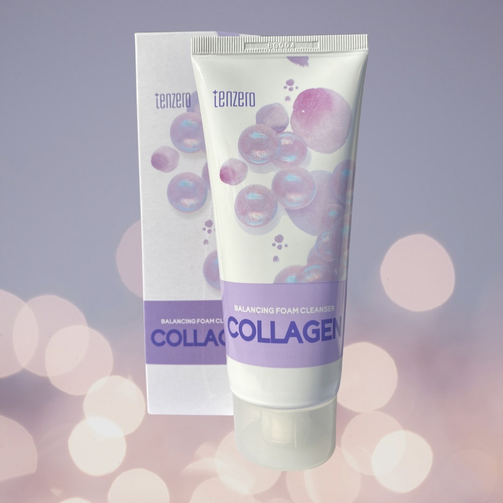 Балансирующая пенка для умывания с коллагеном Tenzero Balancing Foam Cleanser Collagen (100мл)