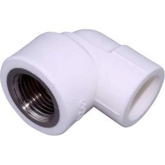 Угол полипропиленовый (ПП) переходной Ø20х3/4" ВР