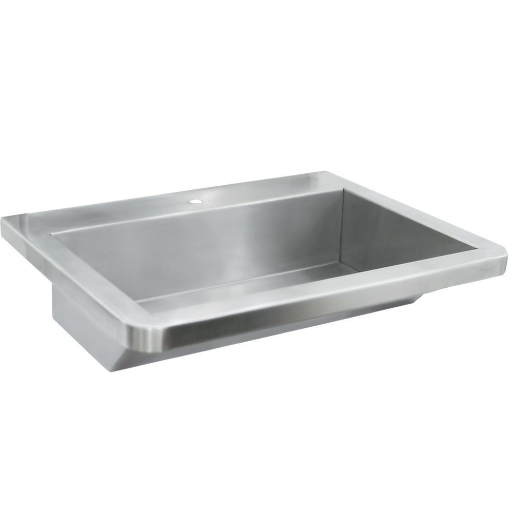 Раковина коллективная квадратная нерж. сталь WASH 13050.06.SP.S матовый