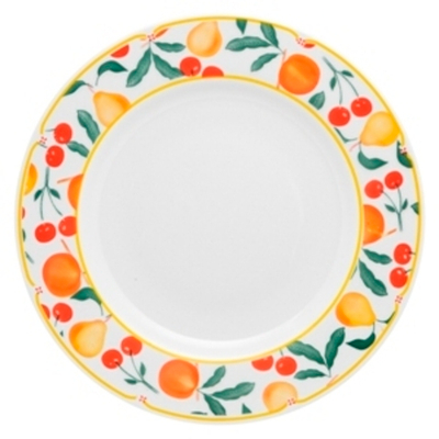 Тарелка Мелкая Flamingo Fruits 28См Oxford 90519, Sa02-9410
