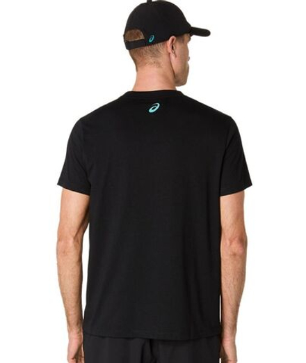 Теннисная футболка Asics Court Core Graphic - performance black