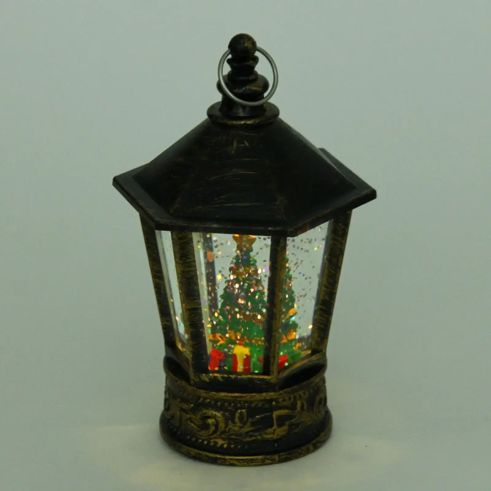 Сувенир с подсветкой «Фонарь-Ёлочка» 8*7*14 см