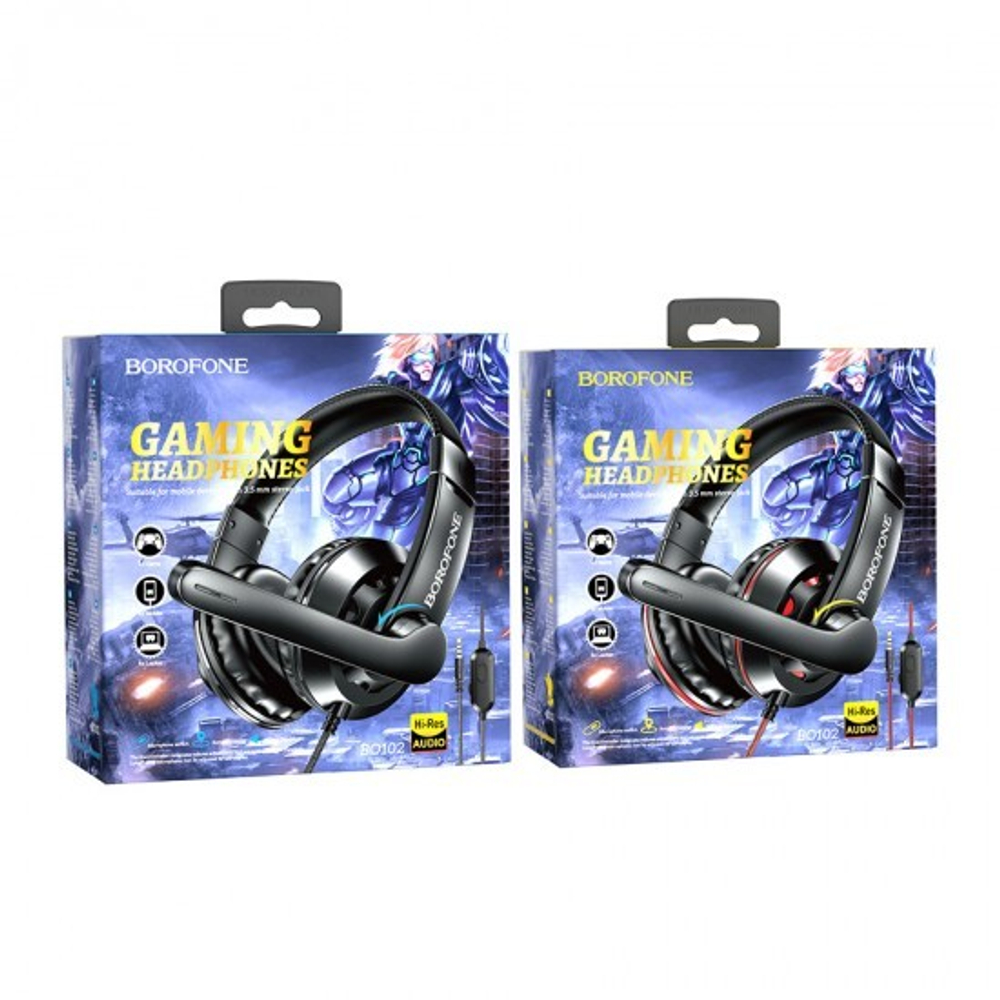 Наушники игровые Borofone BO102, 012358 Черный