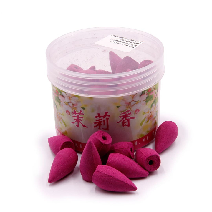 Благовоние-конус пуля (стелющиеся) Романтичный вечер (жасмин) 40-45 шт