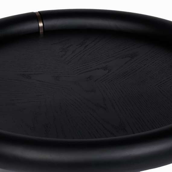 Журнальный стол Luca Ø100х33 см, черный