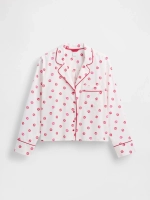 Gap × Summer Fridays — пижамная кофта из мягкого поплина - GAP