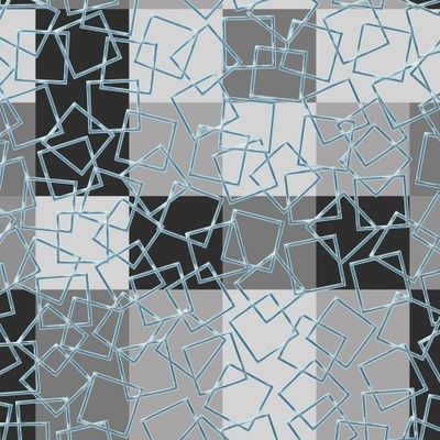 Сетка из голубых квадратов