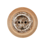 Розетка с З.К., керамика, цвет мрамор B1-101-09