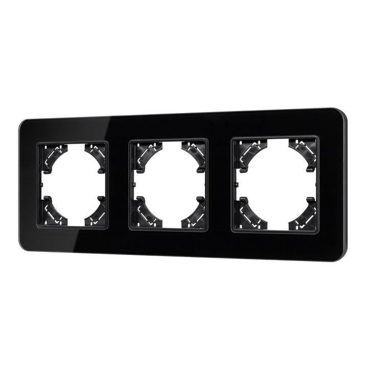 Рамка стеклянная FRM-OMALI-GS-3-BK Arlight 049697