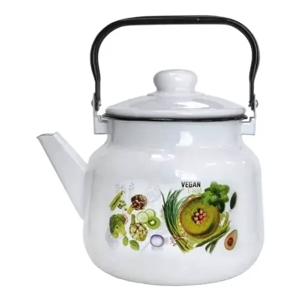 Чайник эмал 3,5л 01-М-Веган Чайник эмал 3,5л 01-М-Веган