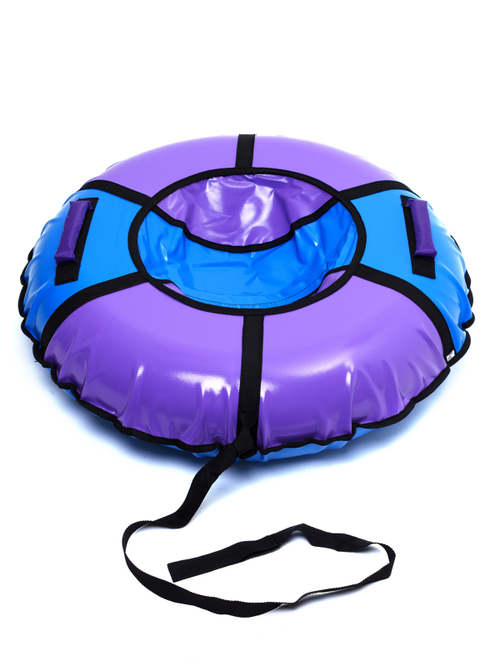 Тюбинг 110 см камера, верх-пвх, низ-пвх, голубо-сиреневый