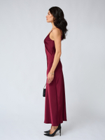 Платье-комбинация на тонких бретелях