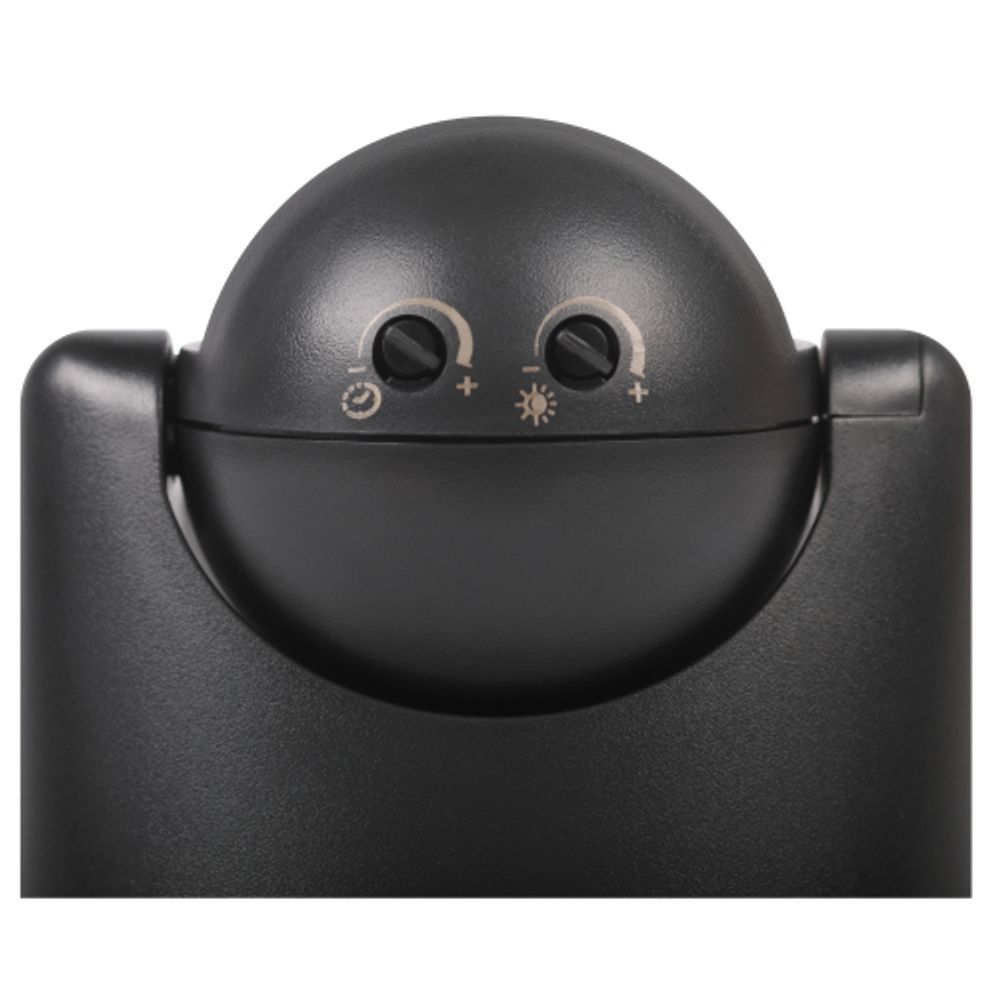 Датчик движения ЭРА MD 03 настенный инфракрасный 1200 Вт угол 180 градусов IP44, черный