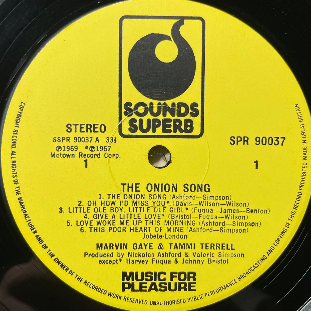 Marvin Gaye And Tammi Terrell ‎– The Onion Song (Англия 1974г.)