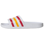 Adidas Adilette Aqua Slide Slippers Unisex White/Energy Red/Deep Yellow