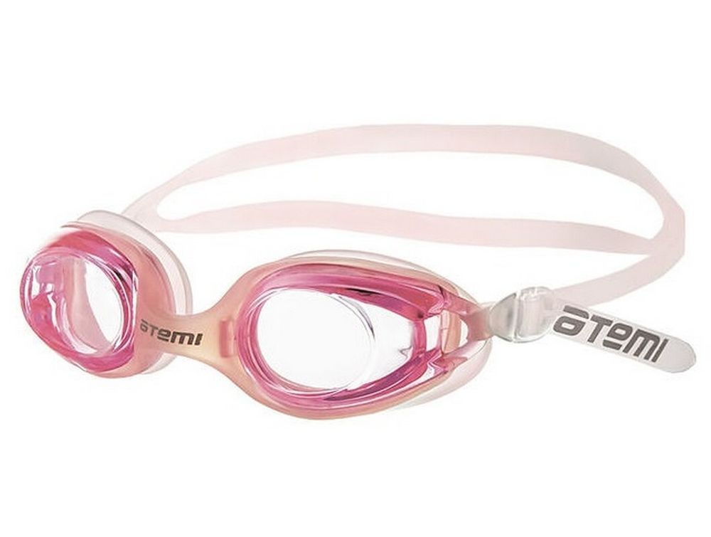 Очки для плавания Atemi, детские силикон (розовый), N7402