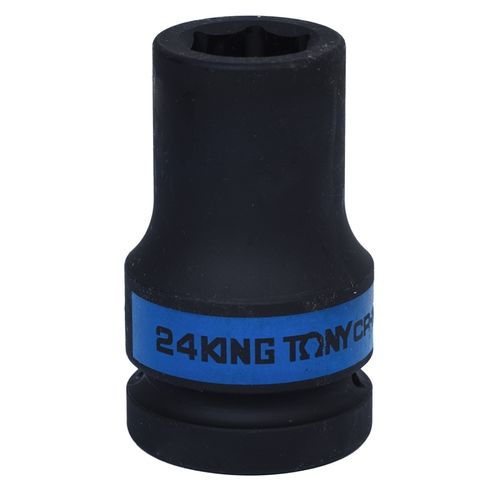 KING TONY (843524M) Головка торцевая ударная глубокая шестигранная 1", 24 мм