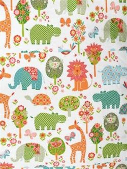 Простынь на резинке Сказка "Зоосад" 120х200 см, перкаль