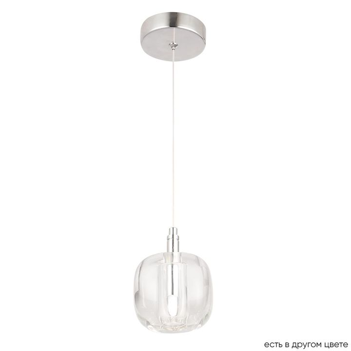 Подвесной светильник Crystal Lux Box SP1 Chrome/Transparent