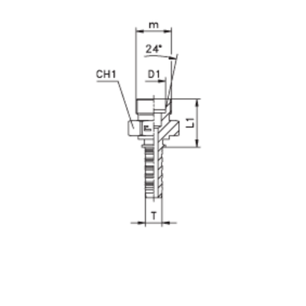 Фитинг DN 08 DKO-S (Ш) 18x1.5 10