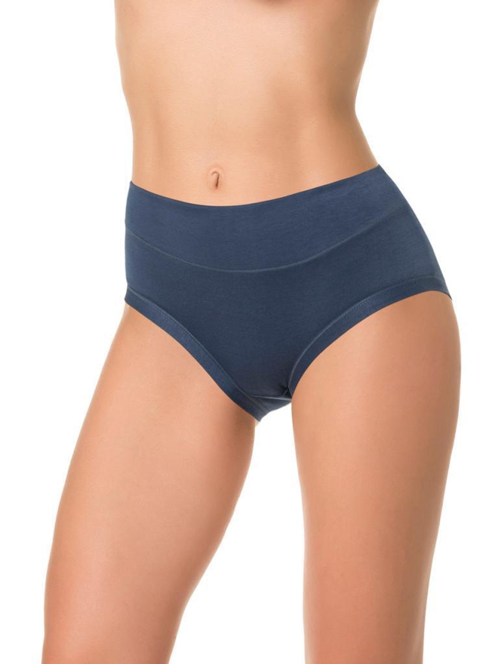Трусы с высокой линией талии (Размер: XXL) (Цвет: темно-синий)