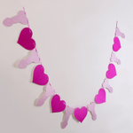 Гирлянда «Любовь» - 3 м. (Цвет: розовый)