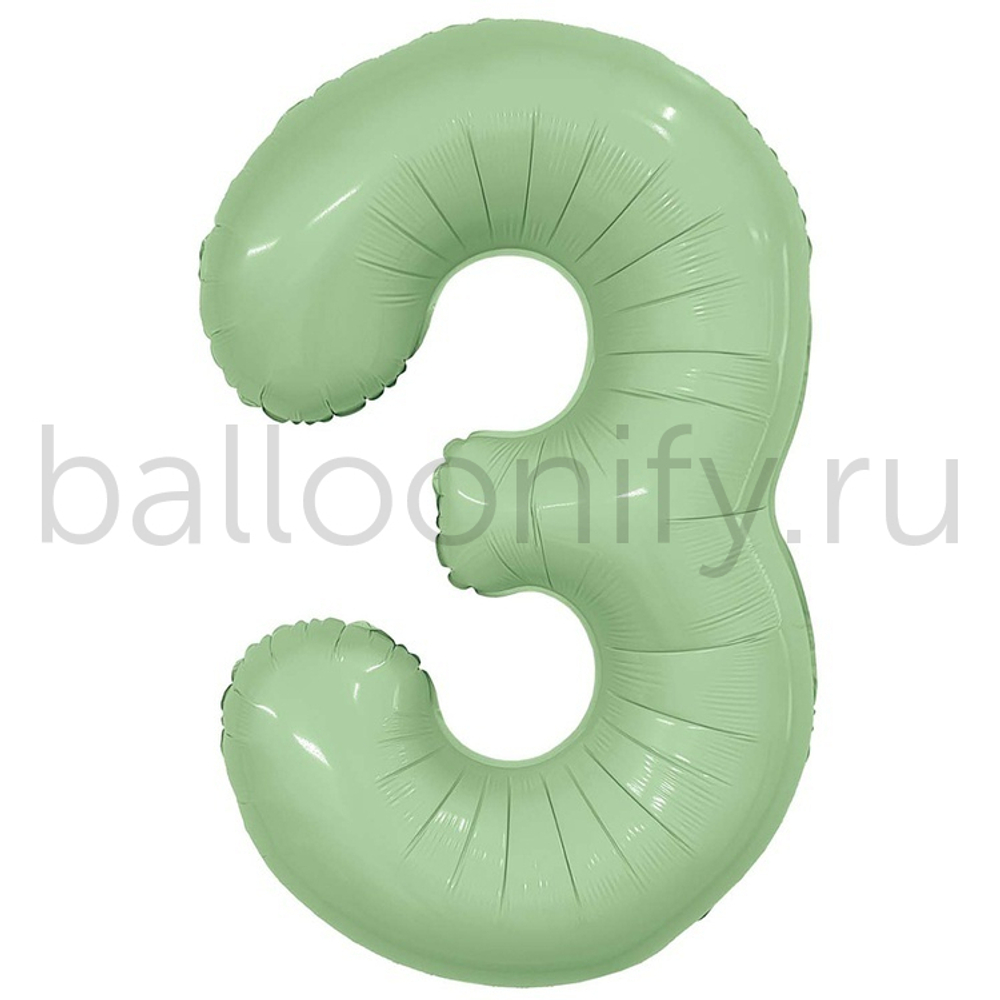 Шар ЦИФРА 3 Олива 40" 102 см