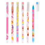 Ручка гелевая, пиши-стирай, Basir, синие чернила, серия "ДЕСЕРТ", разноцветный корпус