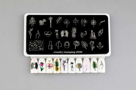 Пластина Swanky Stamping 036