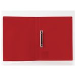 Папка на 2-х кольцах, 25мм, Brauberg Office, 500мкм, красная