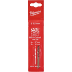 Сверло Milwaukee HSS-CO по металлу 2,5 мм 2 шт