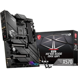 Материнская плата MSI MPG X570S EDGE MAX WIFI Socket AM4, AMD X570, 4xDDR4, 2xPCI-E 4.0, 2500 Мбит/с, Wi-Fi, Bluetooth, 4xUSB 3.2 Gen1, 3xUSB 3.2 Gen2, USB 3.2 Gen2 Type-C, HDMI, подсветка, ATX