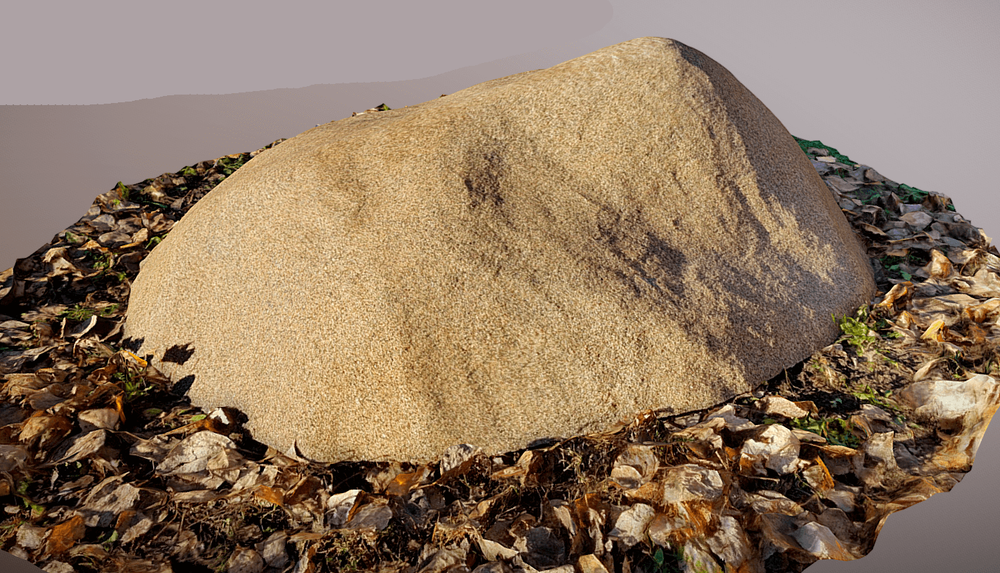 Крышка люка Камень D100x90/30 - Коричневый