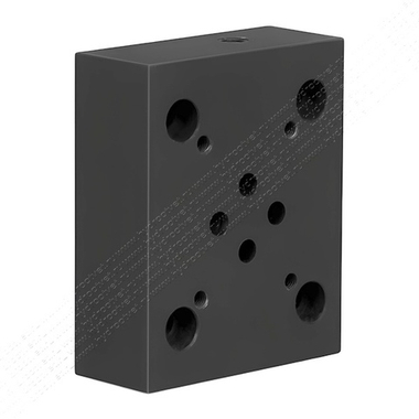 EB415 - Плита-переходник, Ду10 -> Ду 6, ISO 4401-05 -> ISO 4401-03, CETOP05 - CETOP03