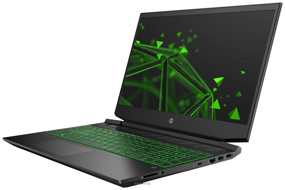 Ноутбук HP Pavilion Gaming 15-ec2076nq (5D4P9EA) 15.6"FHD IPS/Ryz 7 5800H Octa/16Gb/1Tb SSD/RTX3050-4Gb/DOS черный