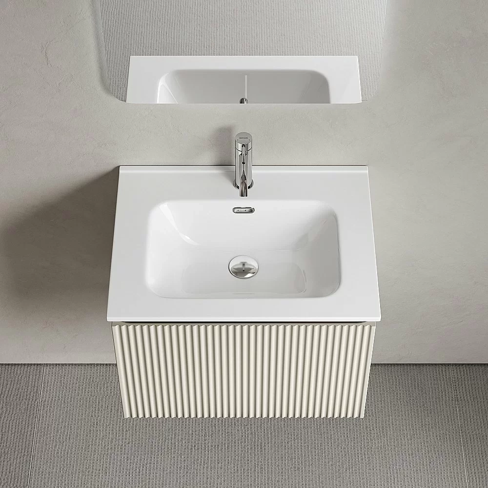 Тумба с раковиной Sancos Snob R 1.0 SNR1.060CE/CN7001 Beige Soft
