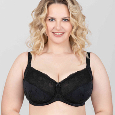 Бюстгальтер Мягкая чашка Черный Беларусь