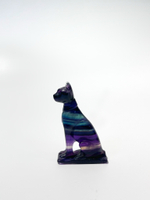 Фигурка кошки из флюорита в египетском стиле
