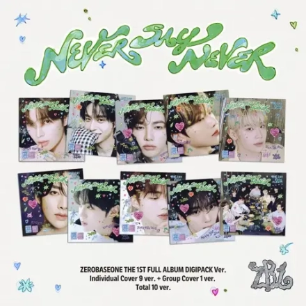Альбом ZEROBASEONE ZB1 - NEVER SAY NEVER [Digipack ver.]