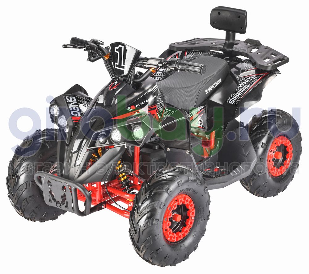 Электроквадроцикл WHITE SIBERIA SNEG R 1500w (48V/12Ah 0.15) 0.2 фото фото №2