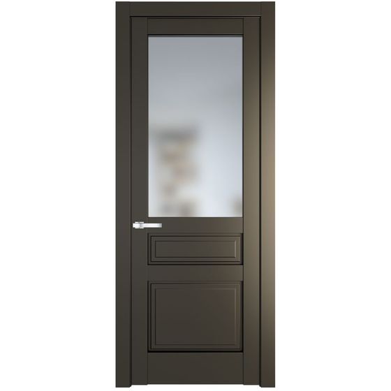 Межкомнатная дверь эмаль Profil Doors 3.5.3PD перламутр бронза стекло матовое