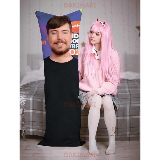 Дакимакура Мистер Бист, MrBeast арт. 1100