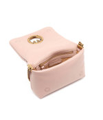 Кожаная сумка через плечо LOVE CLICK PUFF BABY SHEEP NAP Pinko - пудро-розовый(101584 A10F)