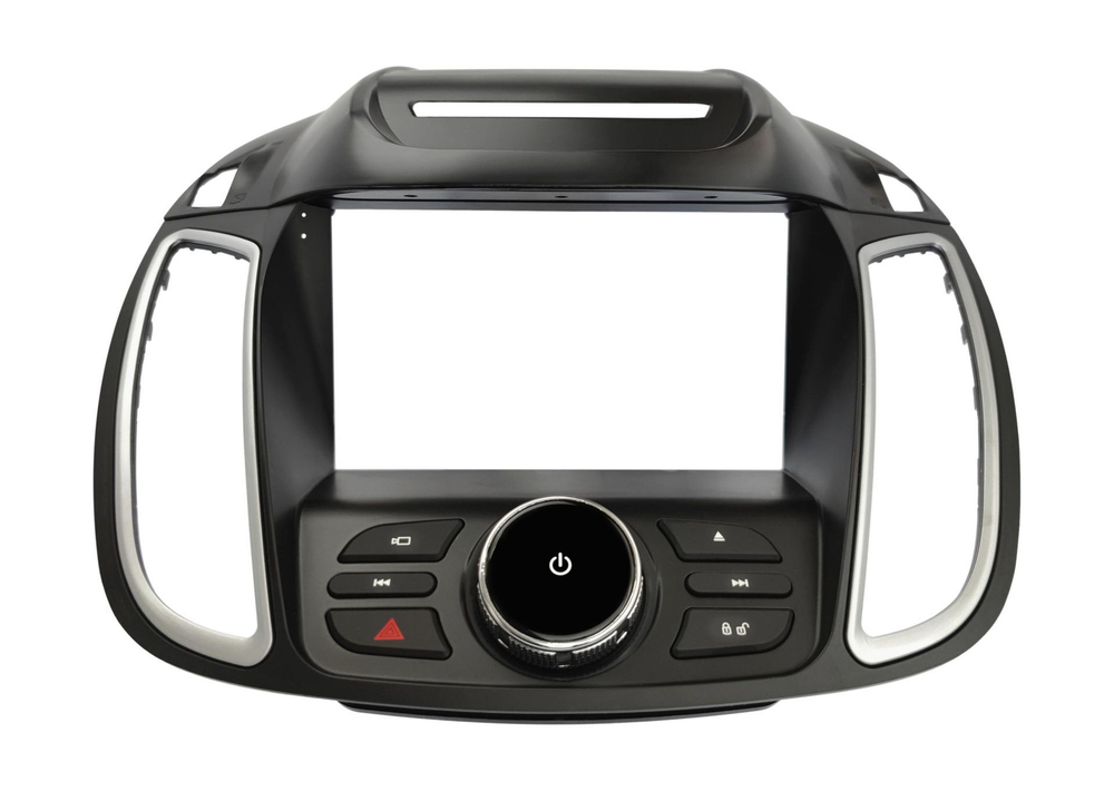 Комплект рамки с разъёмами 9" Ford Kuga 2 2012-2019(с кнопками и козырьком) простые - Car-Smart 8029F1A